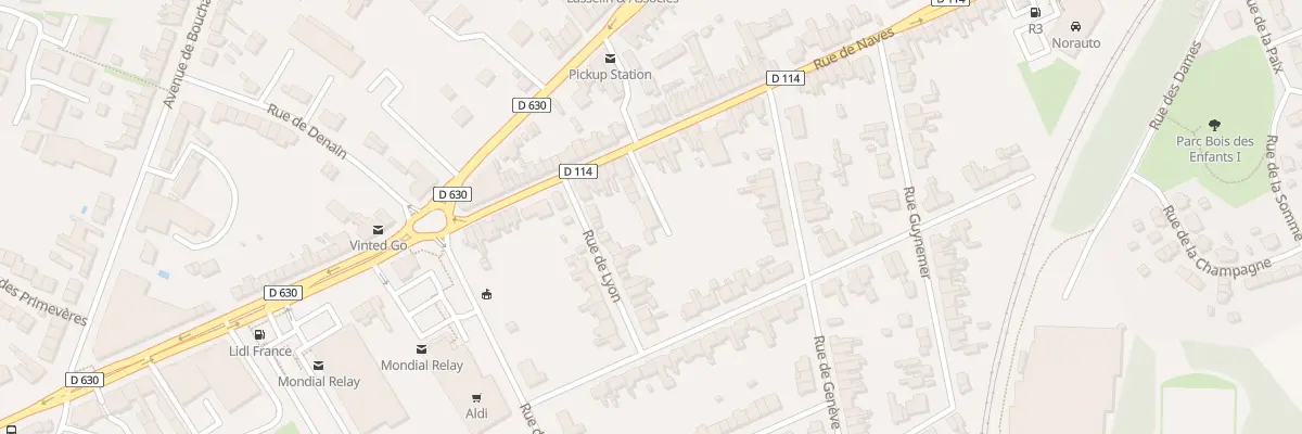 Plan du 38B Rue de Naves à Cambrai