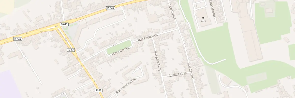 Plan du 47 Rue Jules Ferry à Aniche