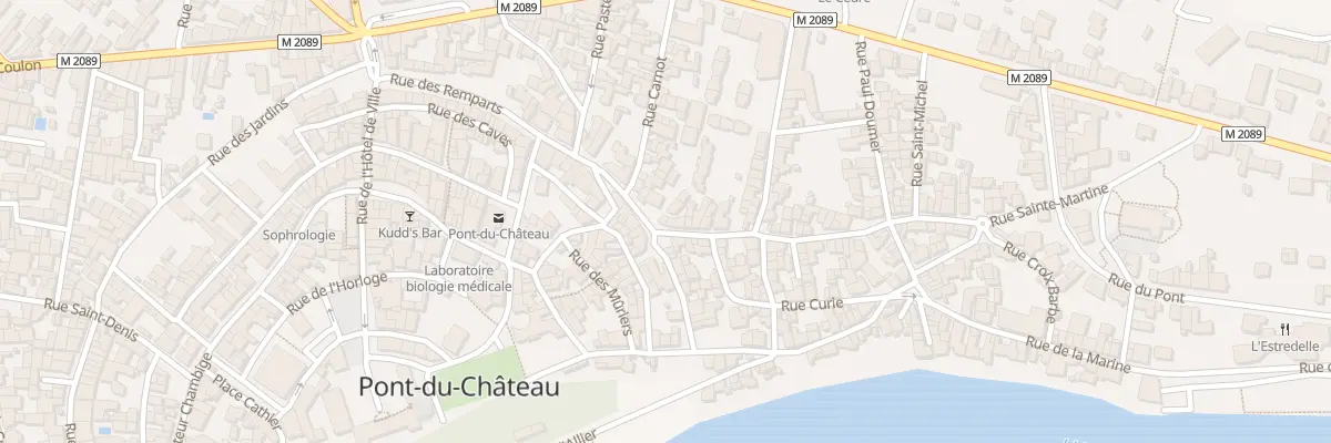 Plan du 1 Rue Sainte-Martine à Pont-du-Château