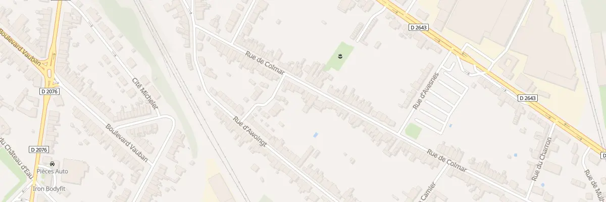 Plan du 58 Rue de Colmar à Cambrai