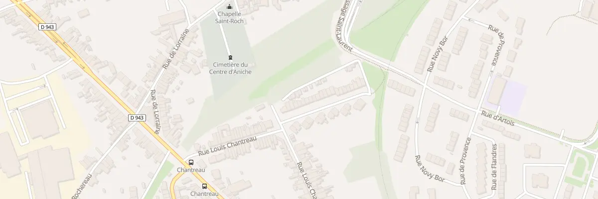 Plan du 9 Rue Jean Moulin à Aniche