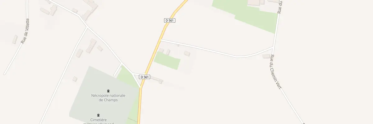 Plan du 3 La Petite Couture à Champs