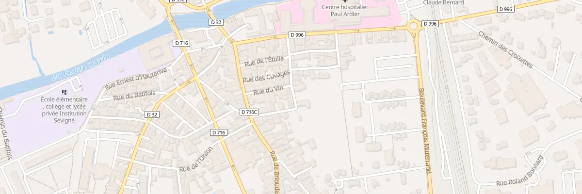 Plan du 18 Rue des Capucins à Issoire