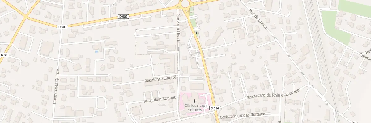 Plan du 7 Rue de la Liberté à Issoire