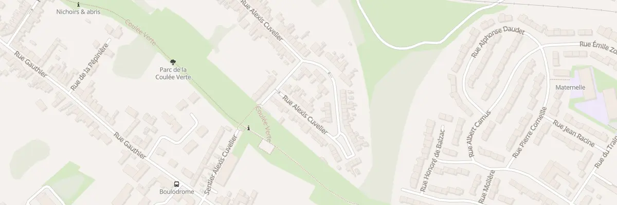 Plan du 120 Rue Alexis Cuvelier à Cambrai