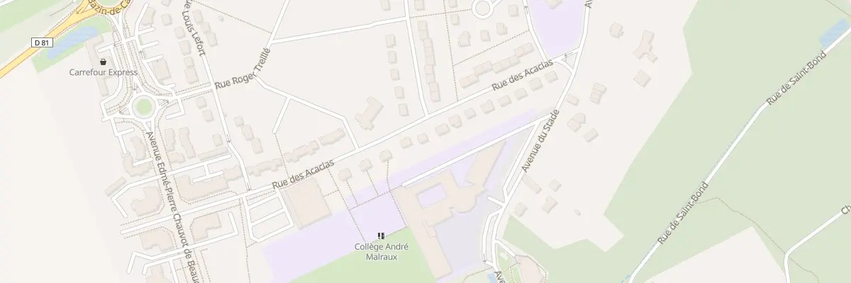 Plan du 17 Rue des Acacias à Paron