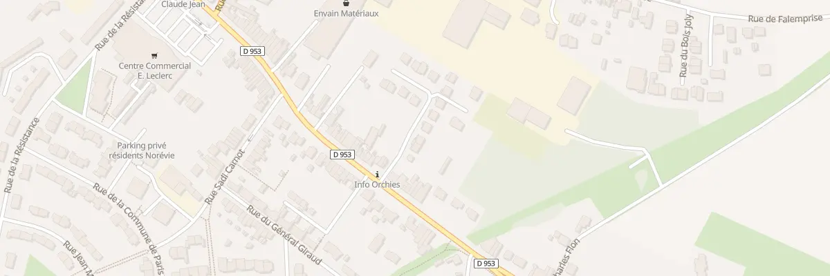 Plan du 4 Rue Georges Brassens à Orchies