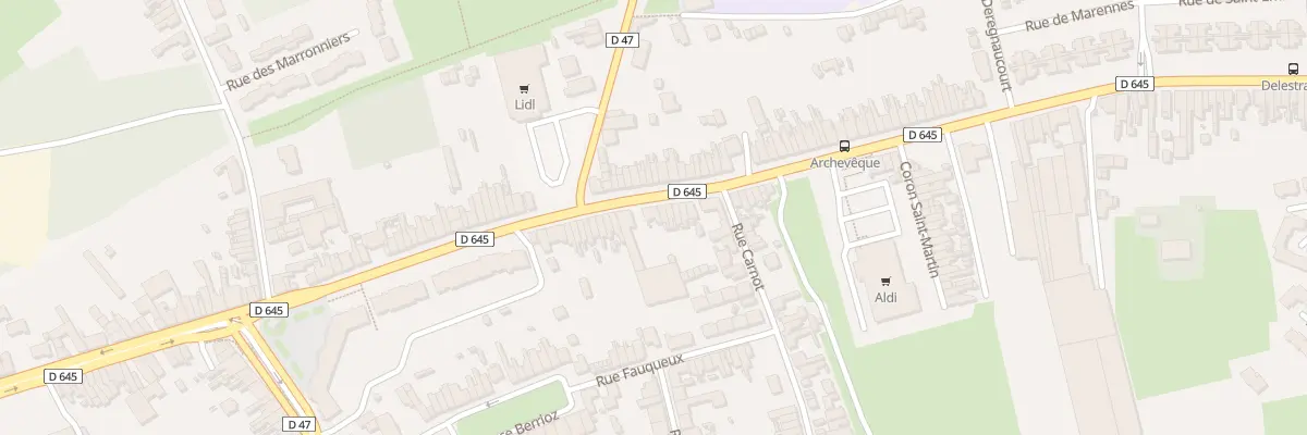 Plan du 24 Rue du General Delestraint à Aniche