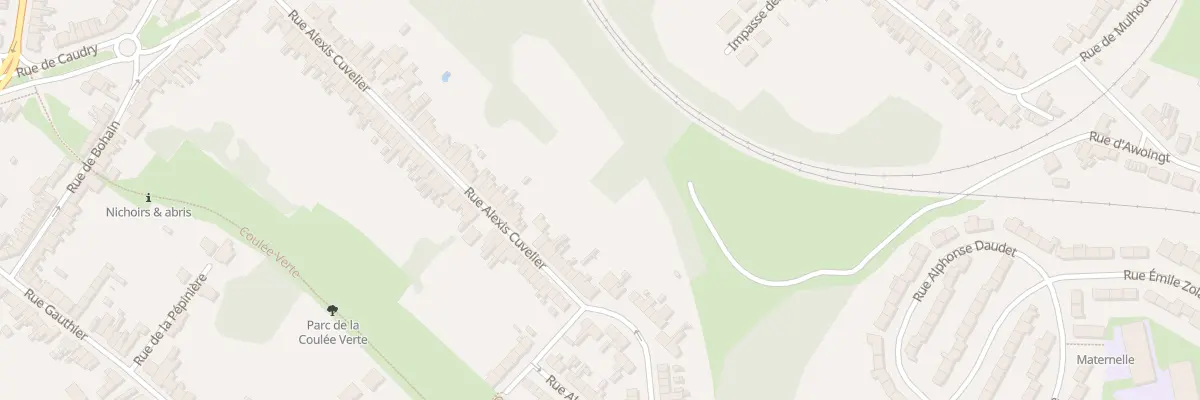 Plan du 73 Rue Alexis Cuvelier à Cambrai