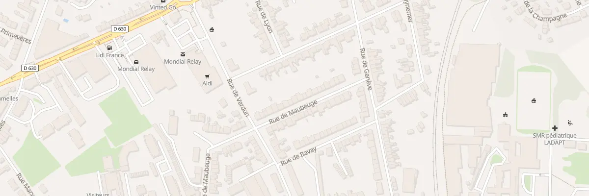 Plan du 63 Rue de Maubeuge à Cambrai