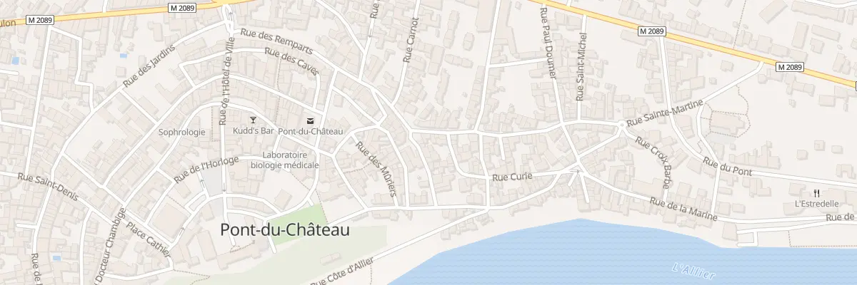 Plan du 2 Rue Sainte-Martine à Pont-du-Château