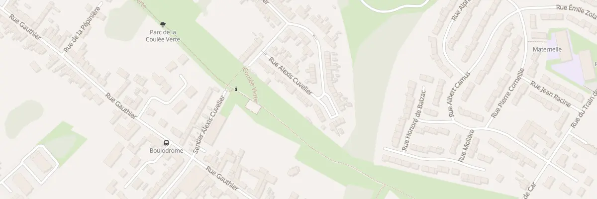 Plan du 161 Rue Alexis Cuvelier à Cambrai