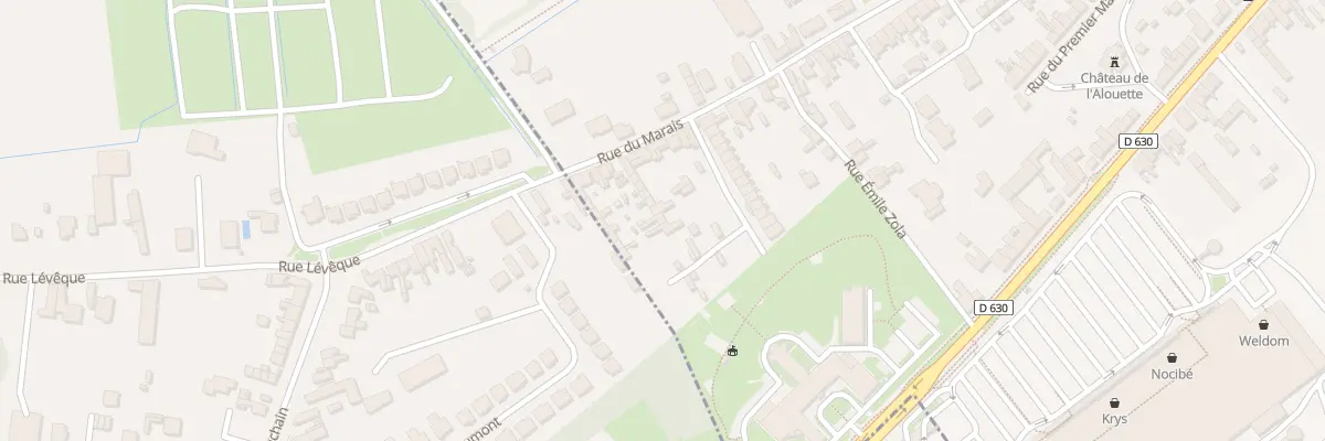 Plan du 16 Rue du Marais à Escaudœuvres