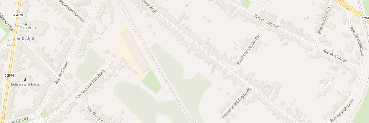 Plan du 58T Rue d’Awoingt à Cambrai
