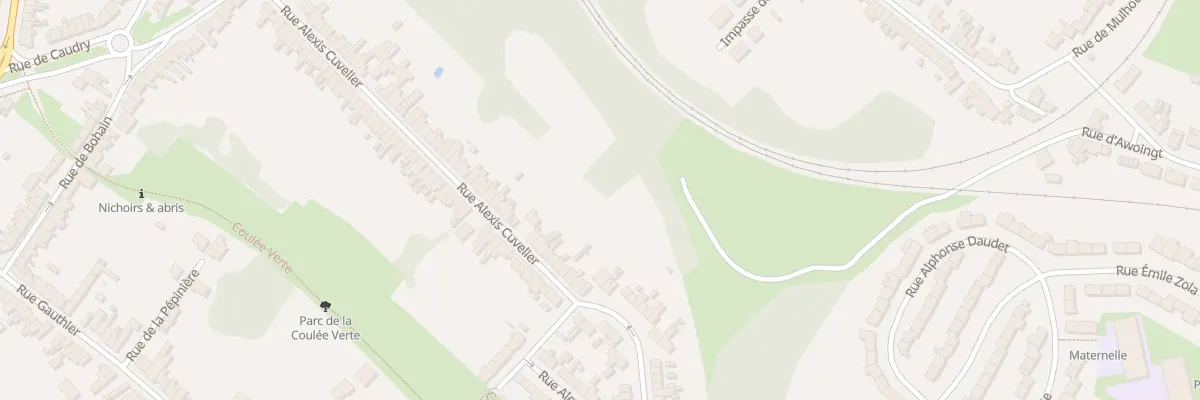 Plan du 75 Rue Alexis Cuvelier à Cambrai