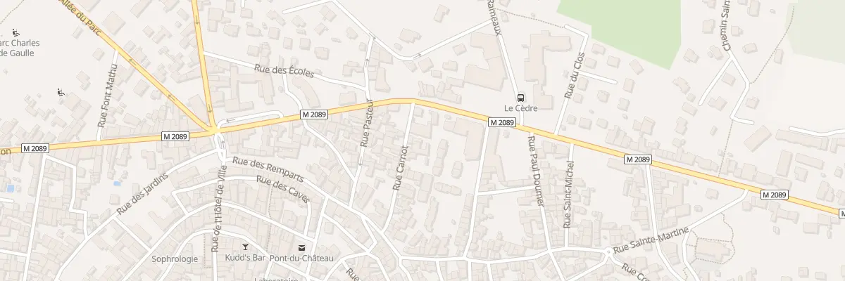 Plan du 20B Rue Carnot à Pont-du-Château