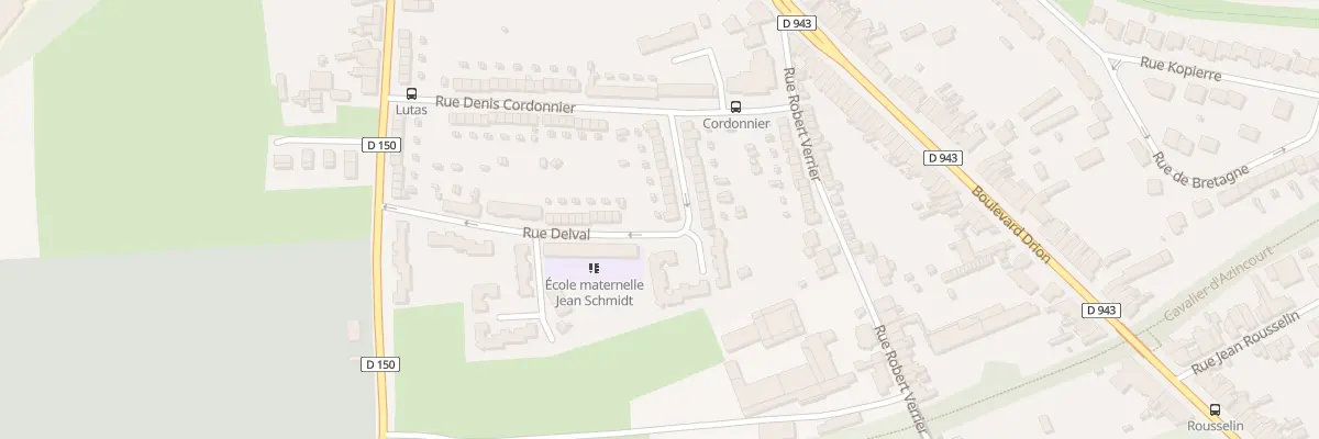 Plan du 45 Rue Delval à Aniche