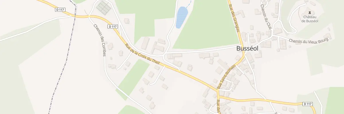 Plan du 2 Rue du Patural à Busséol