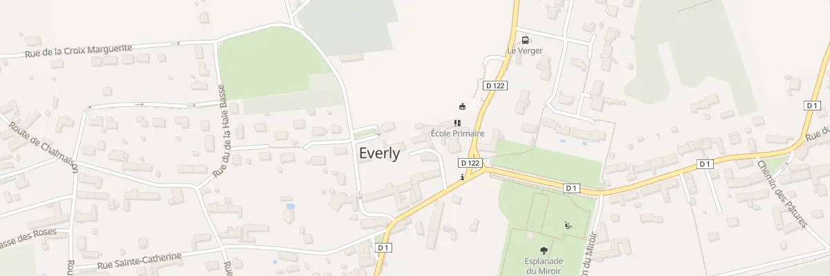 Plan du 3 Rue de l’Ecole à Everly