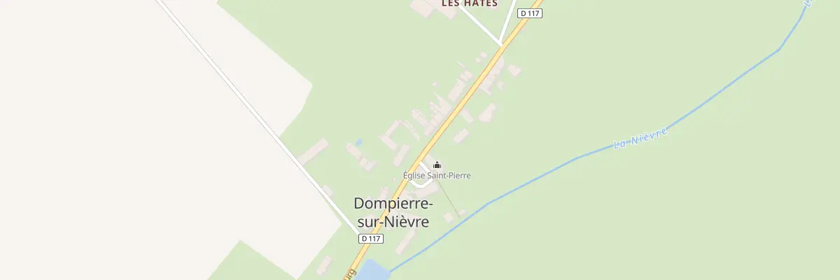 Plan du 21 Rue du Bourg à Dompierre-sur-Nièvre
