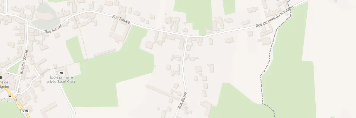 Plan du 60 Rue Basse à Bouvignies