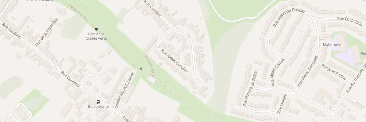 Plan du 112 Rue Alexis Cuvelier à Cambrai