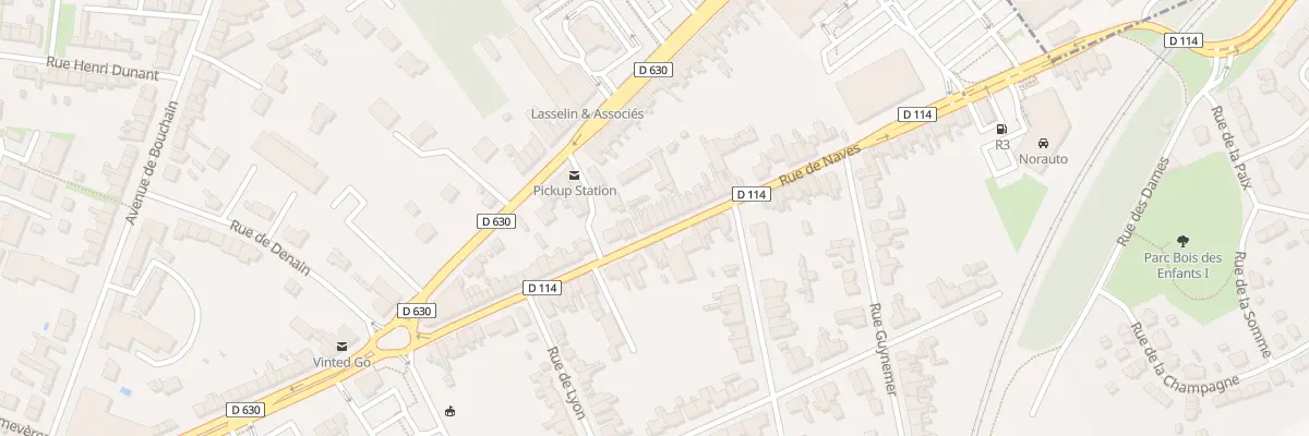 Plan du 33 Rue de Naves à Cambrai