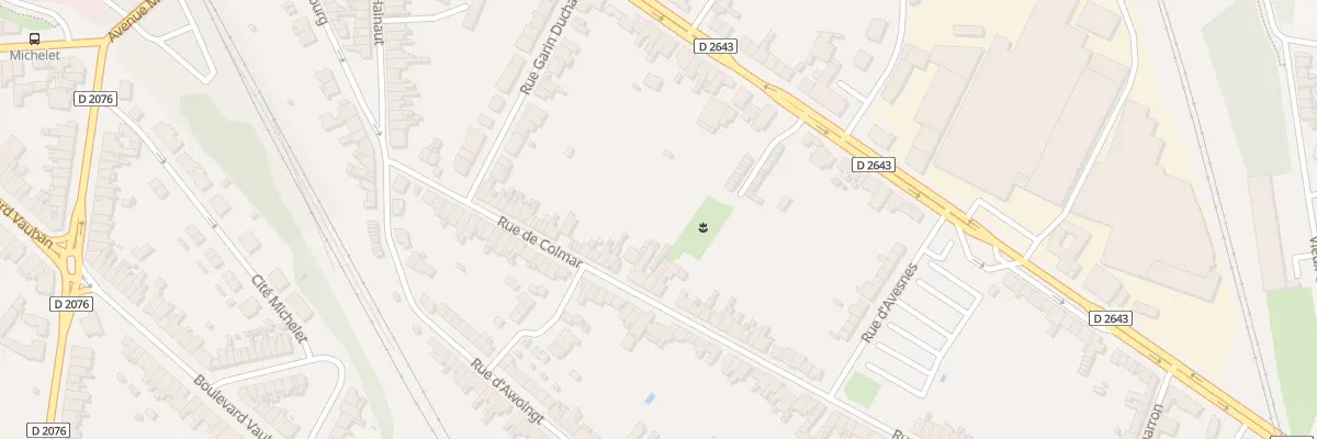 Plan du 41 Rue de Colmar à Cambrai