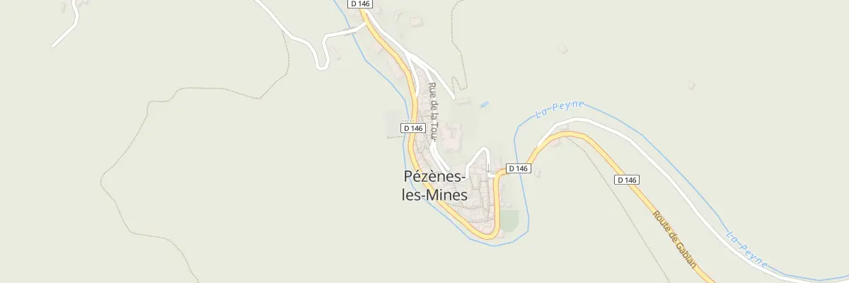 Plan du 3 Pas du Marronnier à Pézènes-les-Mines