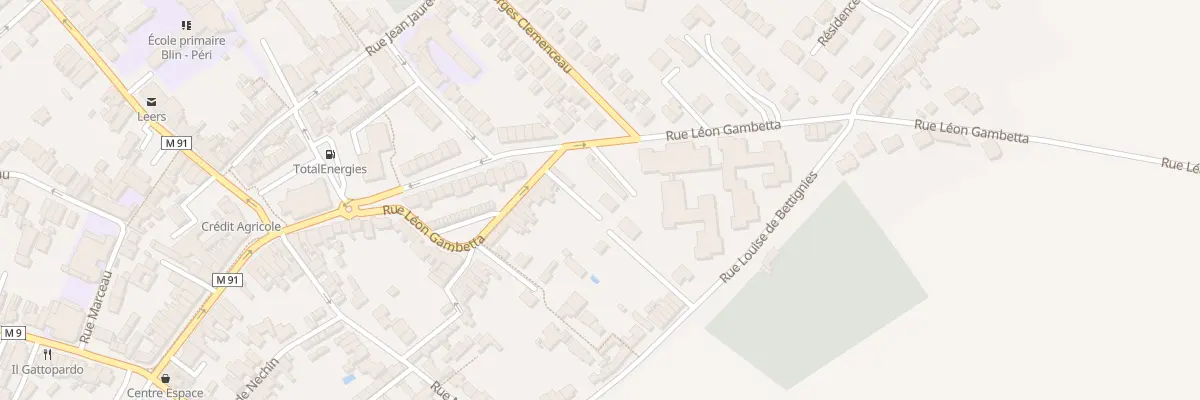 Plan du 64B Rue Léon Gambetta à Leers
