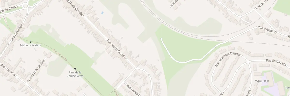 Plan du 81 Rue Alexis Cuvelier à Cambrai