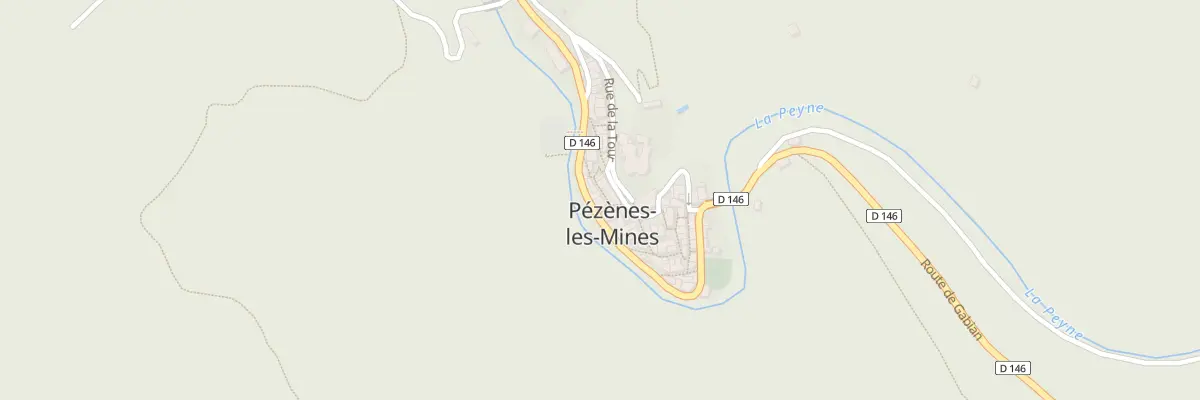 Plan du 4 Rue de l’Horloge à Pézènes-les-Mines