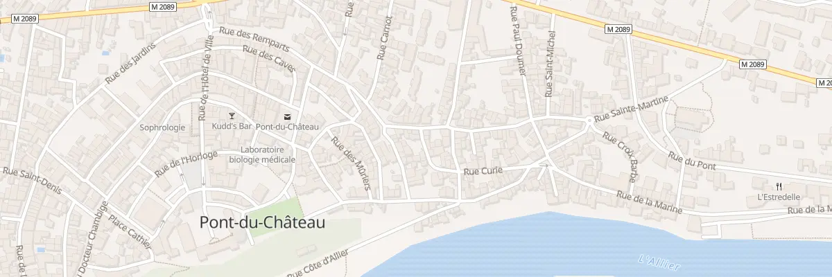 Plan du 4 Rue Curie à Pont-du-Château
