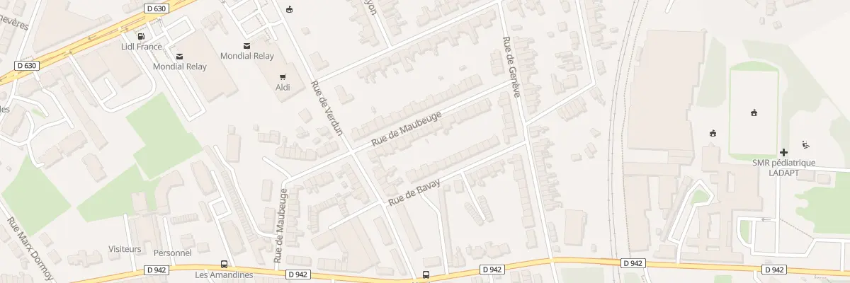Plan du 46 Rue de Maubeuge à Cambrai