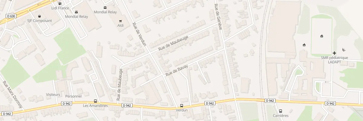 Plan du 11 Rue de Bavay à Cambrai