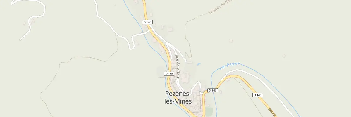Plan du 5009 Le Village à Pézènes-les-Mines