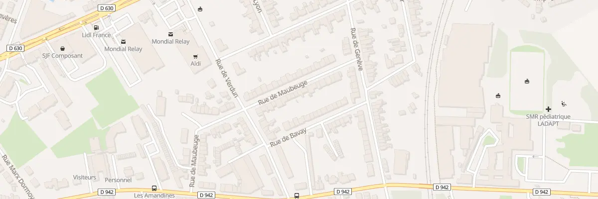 Plan du 48 Rue de Maubeuge à Cambrai