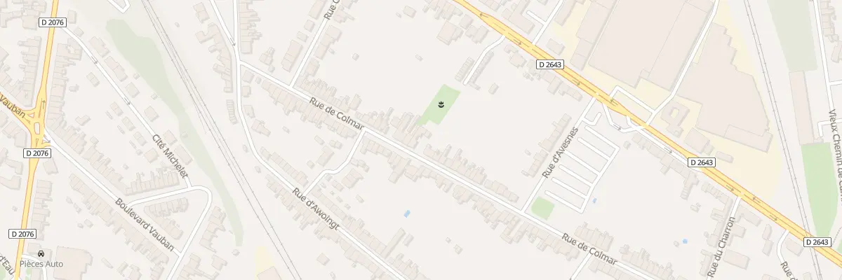 Plan du 47 Rue de Colmar à Cambrai