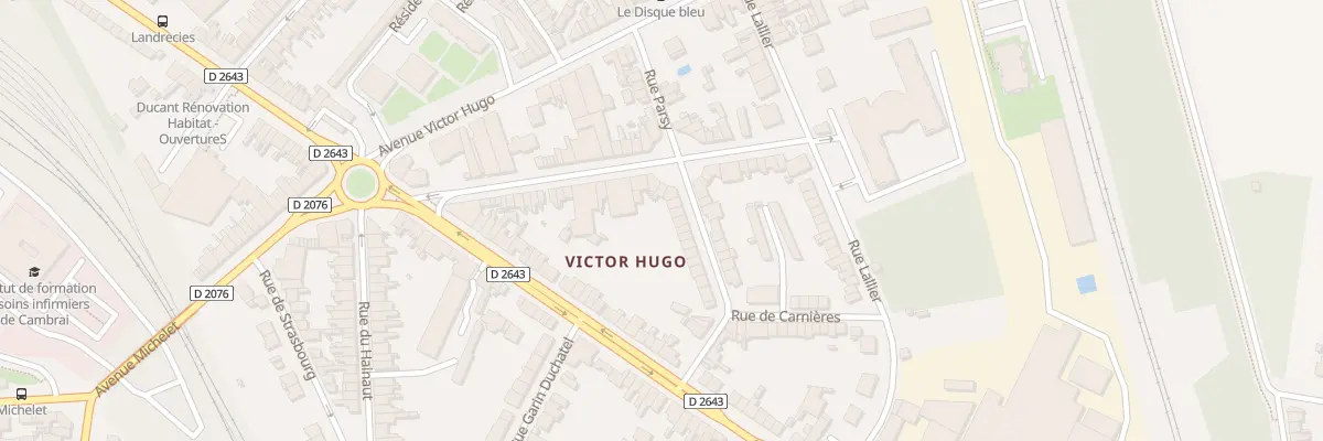Plan du 8 Rue Parsy à Cambrai