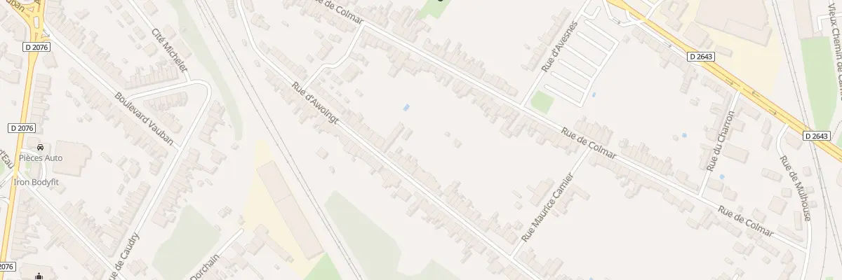 Plan du 65 Rue d’Awoingt à Cambrai