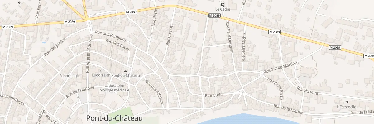 Plan du 11 Rue Sainte-Martine à Pont-du-Château