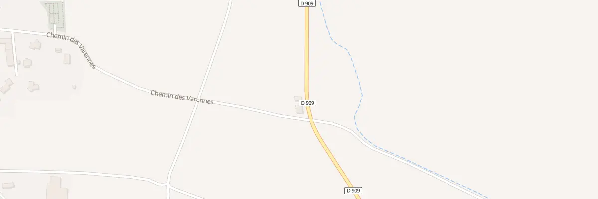 Plan du 4 D Departemental 909 à Vichel
