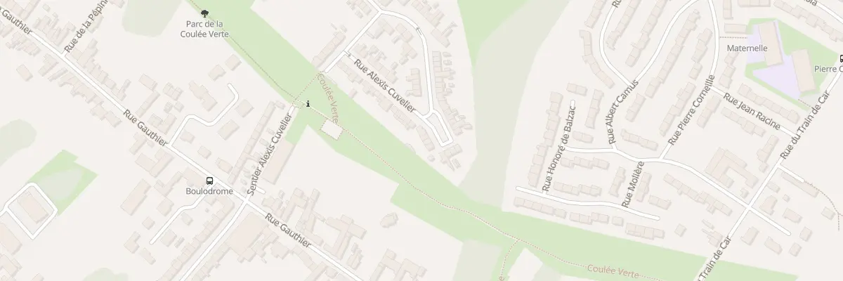 Plan du 151 Rue Alexis Cuvelier à Cambrai