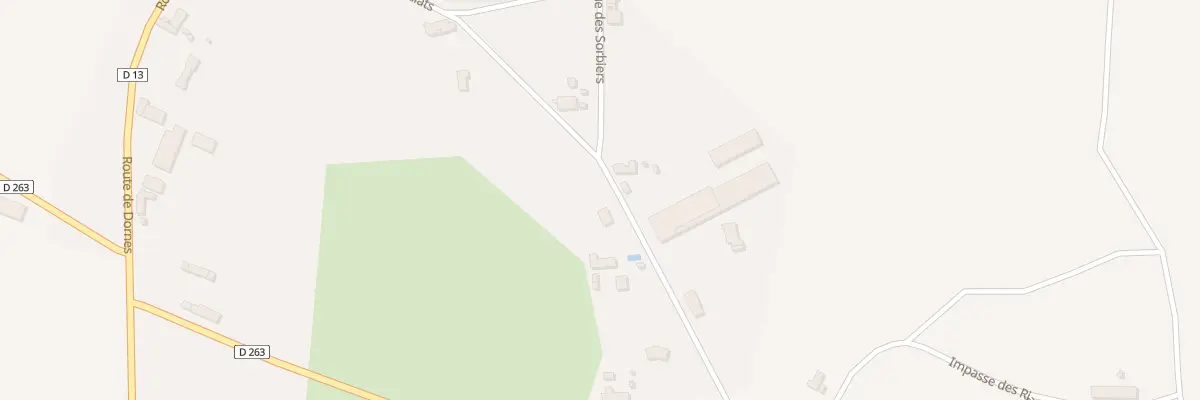 Plan du 240 Rue des Boulats à Luthenay-Uxeloup