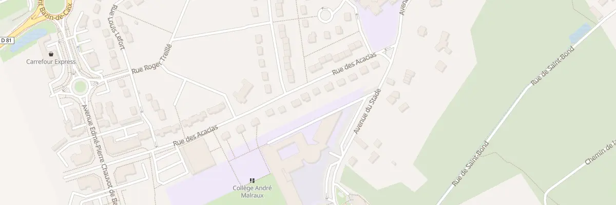 Plan du 13 Rue des Acacias à Paron