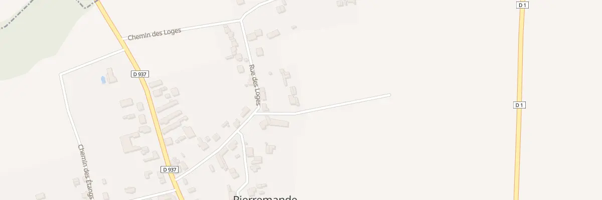 Plan du 1B Che de la Marlière à Pierremande