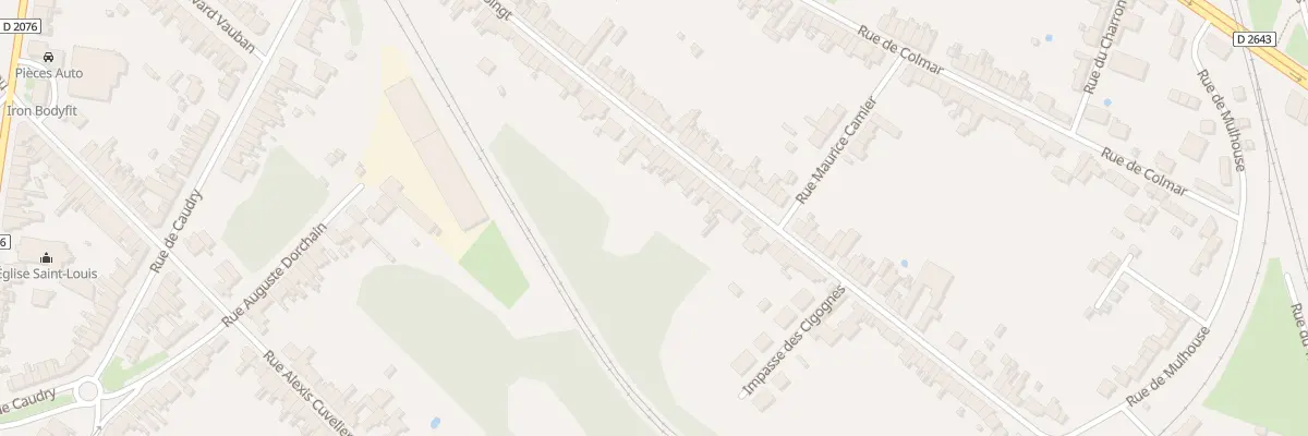 Plan du 68 Rue d’Awoingt à Cambrai