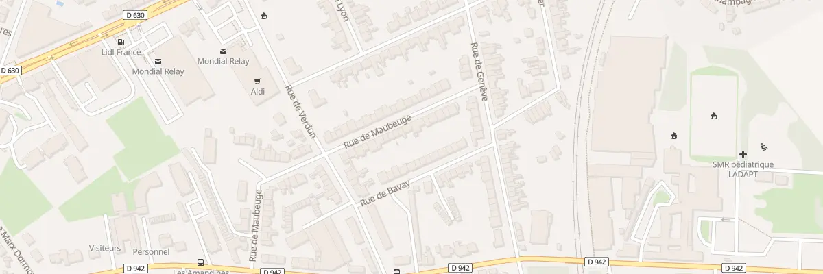 Plan du 52 Rue de Maubeuge à Cambrai