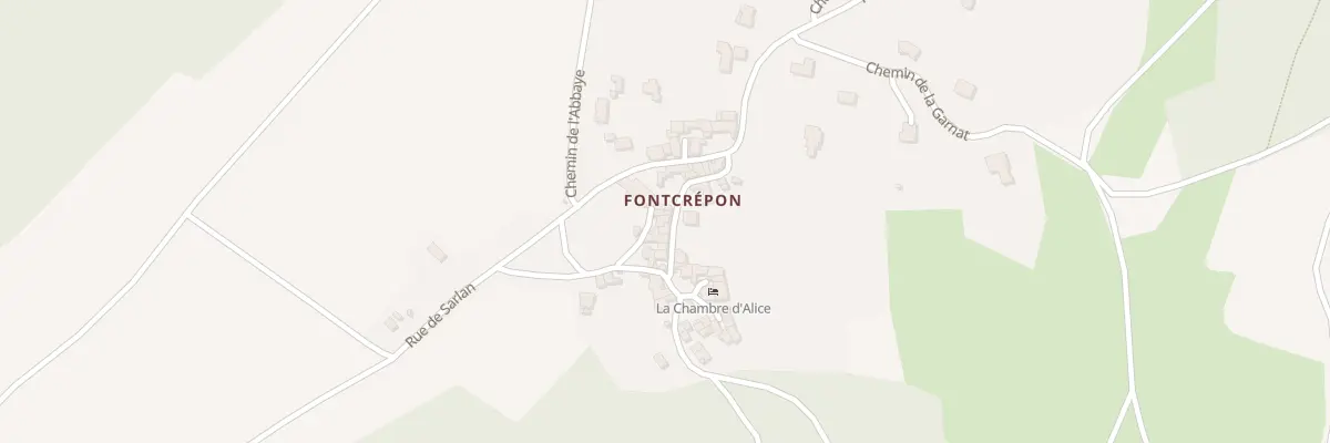 Plan du 1 Rue des Moineaux Fontcrépon à Yronde-et-Buron