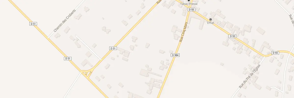 Plan du 26T Rue Cinq Mars à Effiat